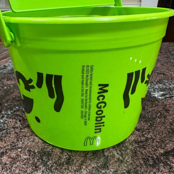 2022 McDonald’s Halloween Bucket McGoblin - Picture 5 of 6